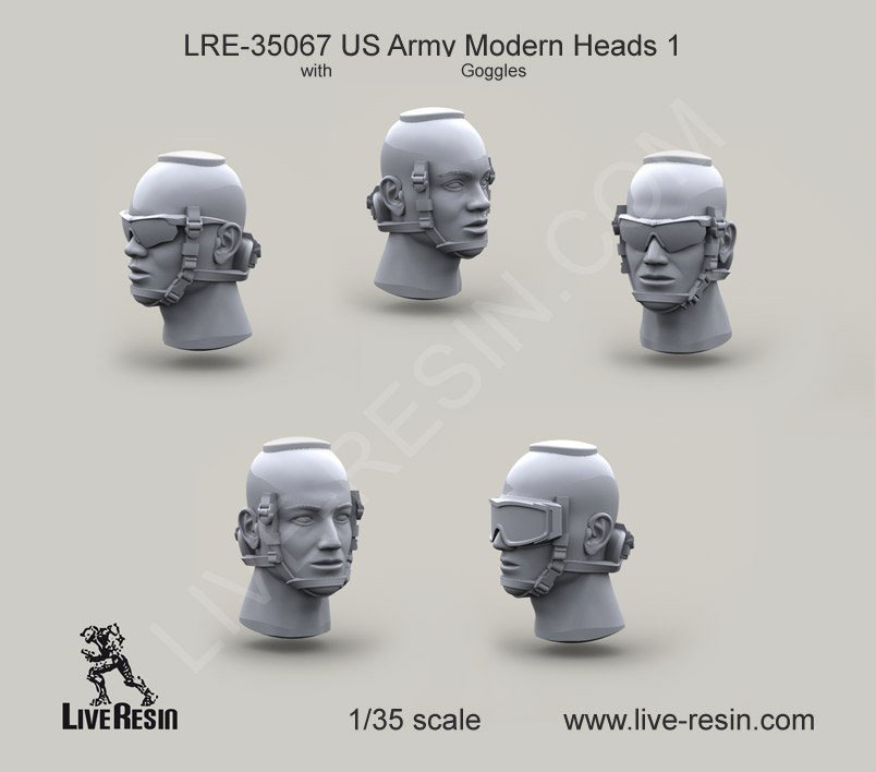 1/35 现代美国士兵头像(1) 1/35 现代美国士兵头像(1)