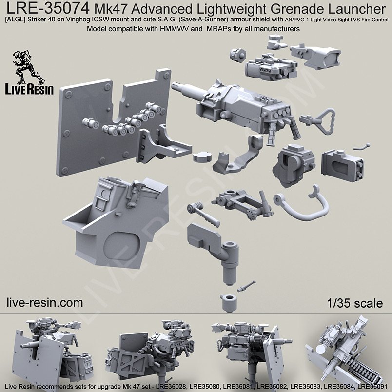 1/35 现代美国 MK47 先进轻型榴弹发射器(6) - 点击图像关闭