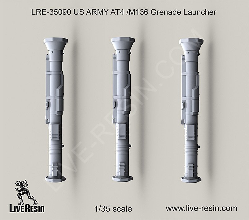 1/35 现代美国 AT4/M136 反坦克火箭筒
