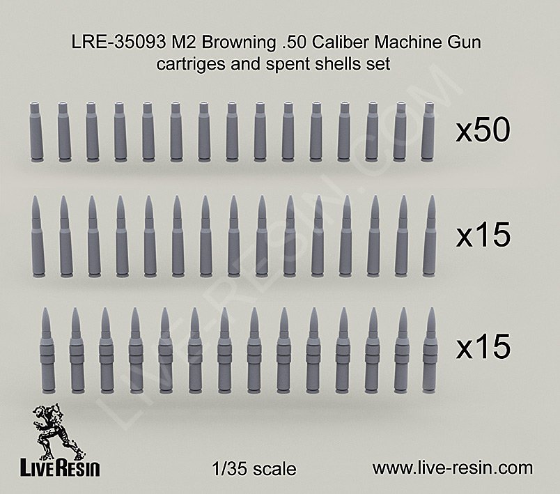 1/35 M2 Cal.50 勃朗宁机枪弹药 - 点击图像关闭