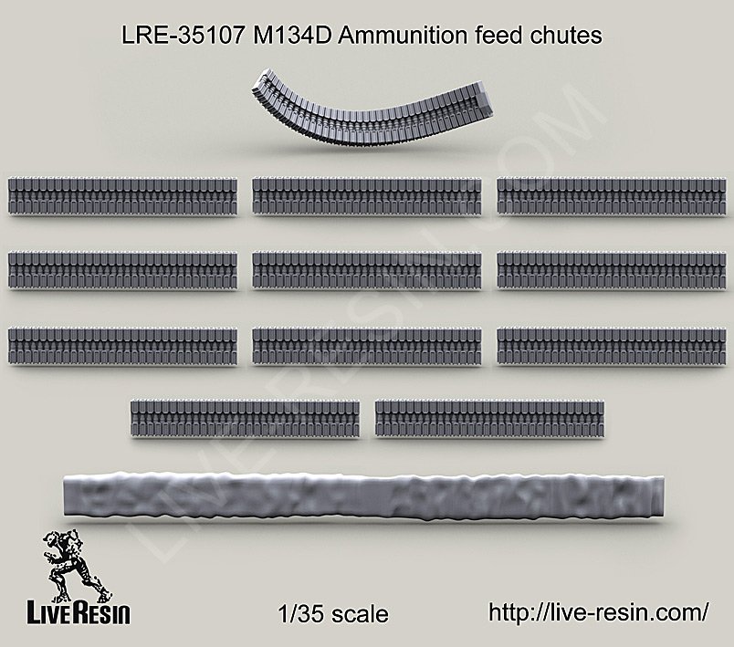 1/35 M134D 米尼岗机枪供弹槽 - 点击图像关闭