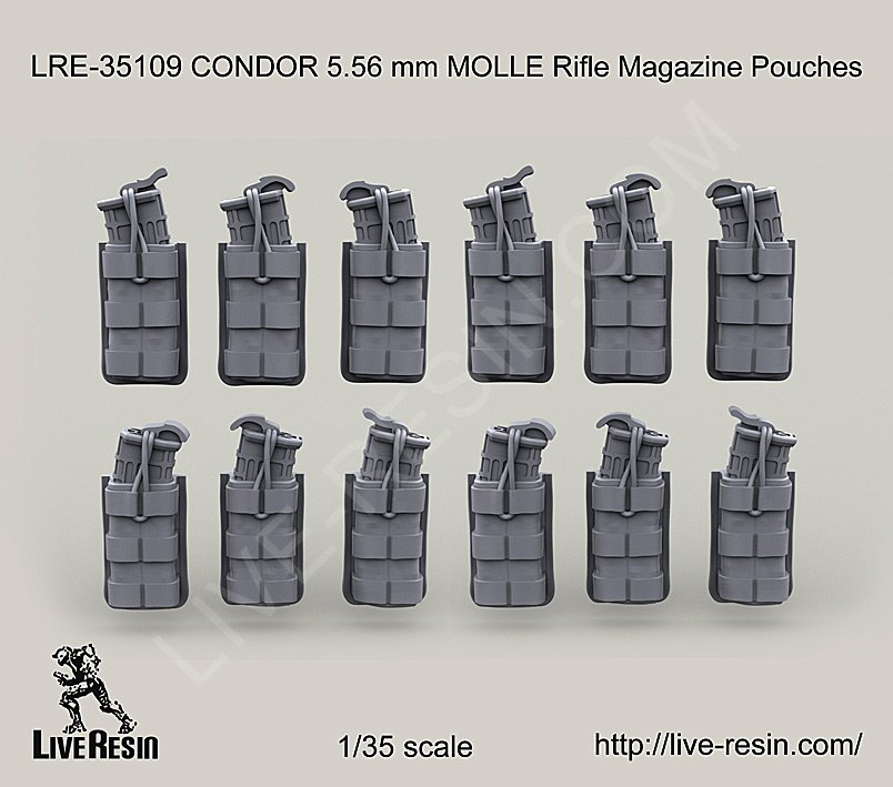 1/35 5.56mm MOLLE 秃鹰步枪弹匣袋