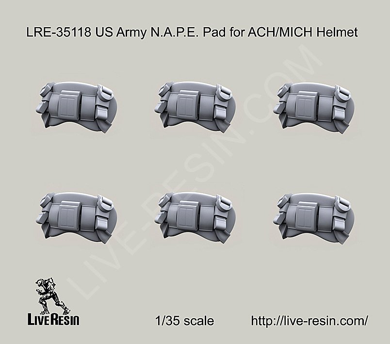 1/35 现代美国陆军头盔后部保护垫 - 点击图像关闭