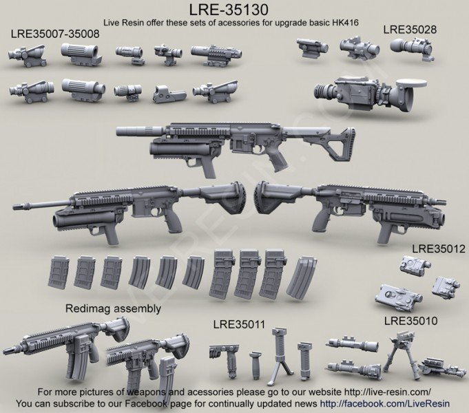 1/35 HK416 模块化突击步枪(3) - 点击图像关闭