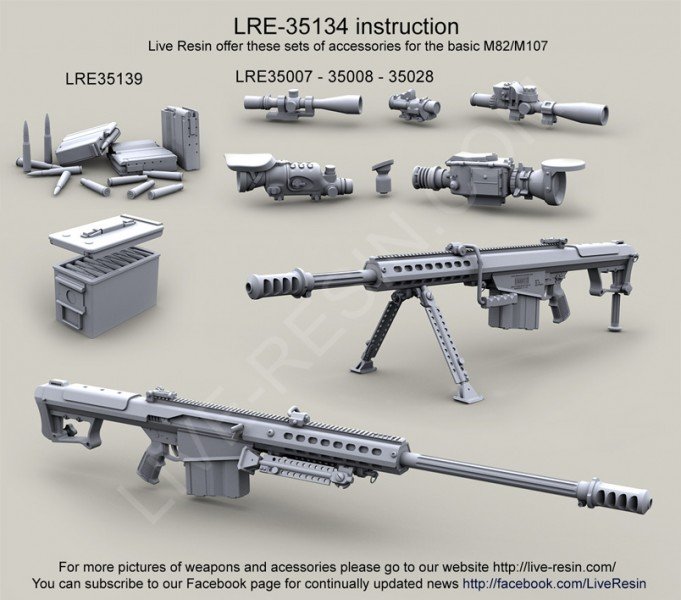 1/35 M107A1 Cal.50 巴雷特远程狙击系统(1) - 点击图像关闭