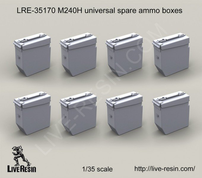 1/35 M240H 通用机枪备用弹药箱 1/35 M240H 通用机枪备用弹药箱