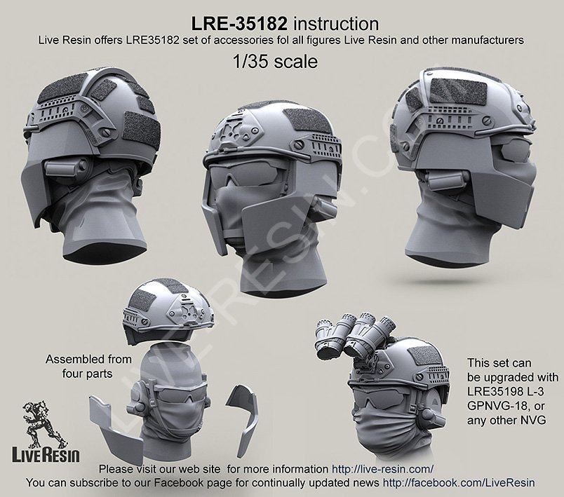 1/35 Crye Airframe 头盔
