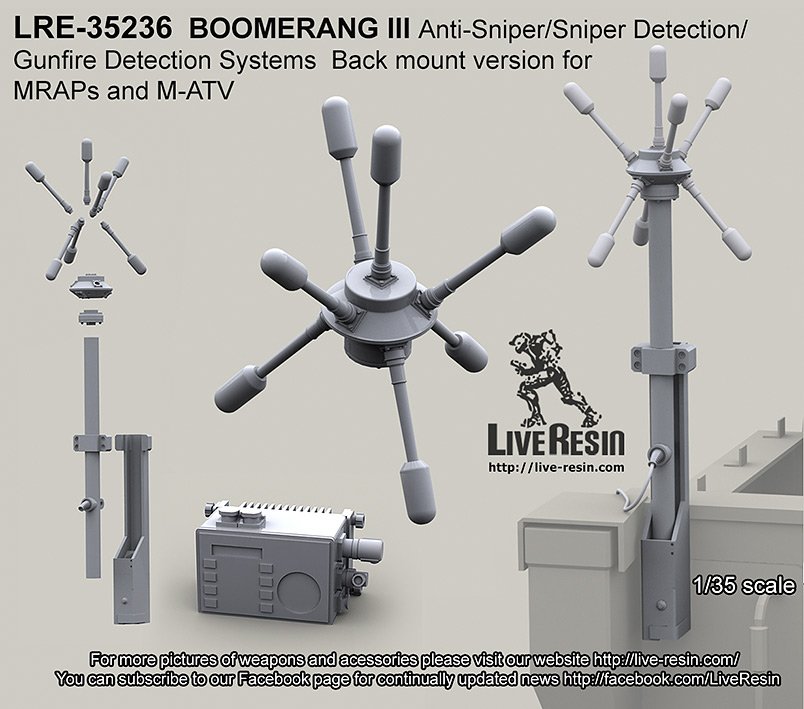 1/35 回旋镖3型反狙击/枪声探测系统(1) 1/35 回旋镖3型反狙击/枪声探测系统(1)