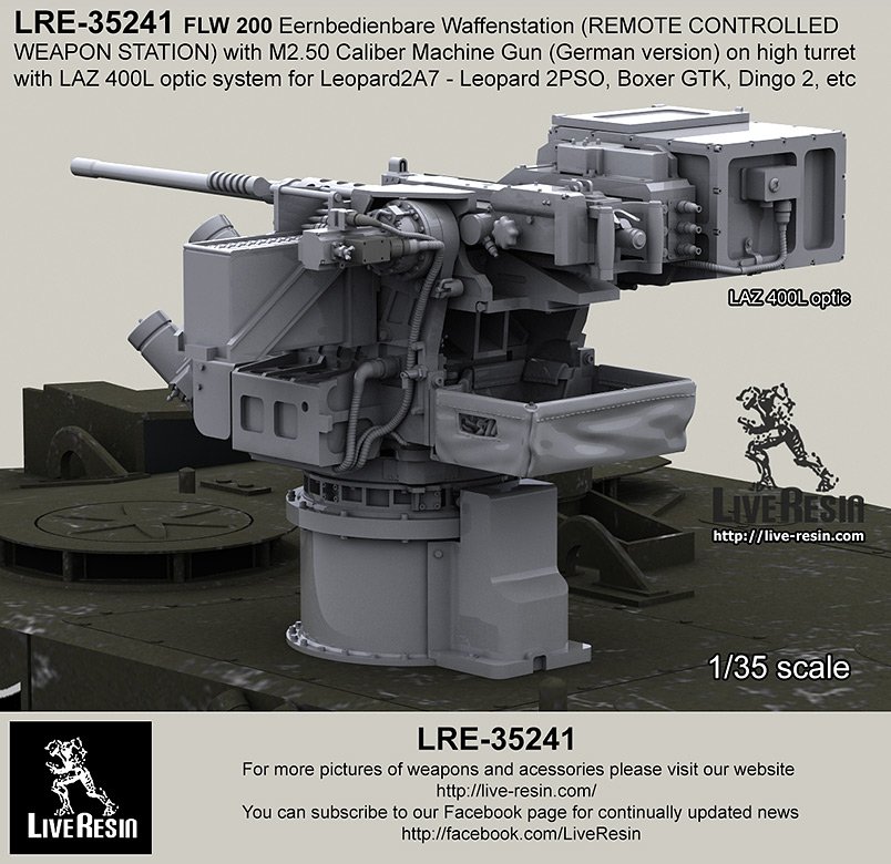 1/35 FLW 200 遥控武器站 (M2 Cal.50 MG) (2) - 点击图像关闭