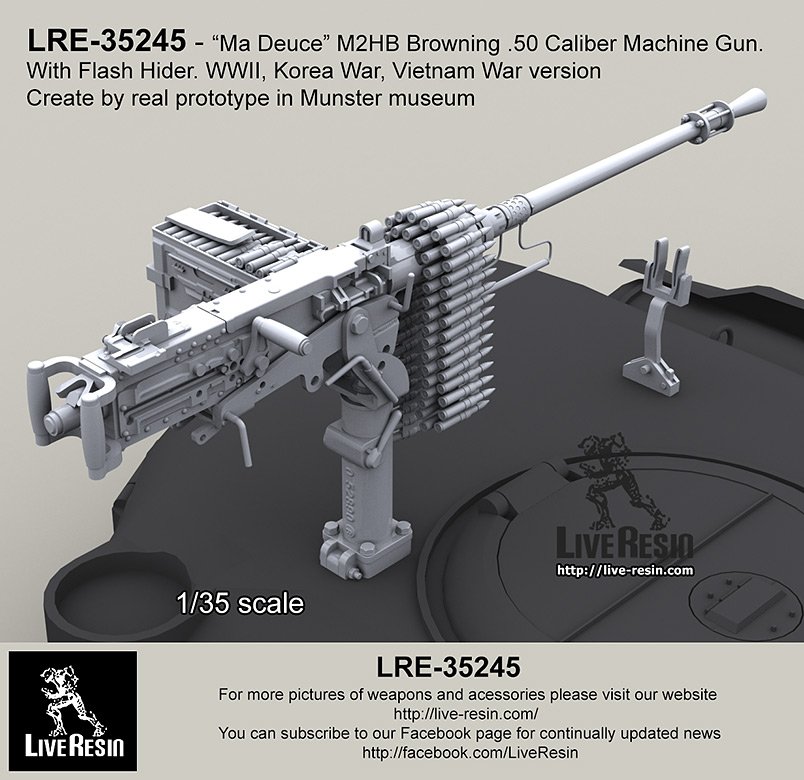 1/35 M2HB Cal.50 勃朗宁机枪坦克型(消焰器) - 点击图像关闭