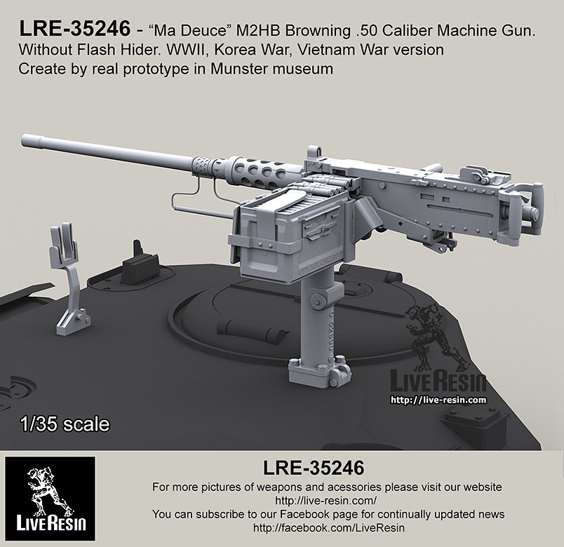 1/35 M2HB Cal.50 勃朗宁机枪坦克型 - 点击图像关闭