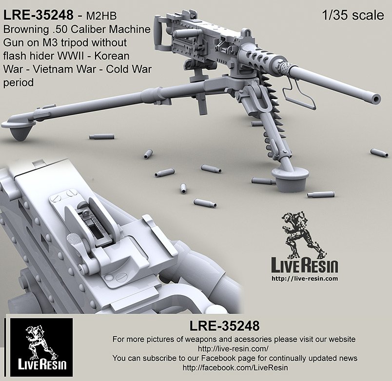 1/35 M2HB Cal.50 勃朗宁机枪与M3三角架(2) - 点击图像关闭