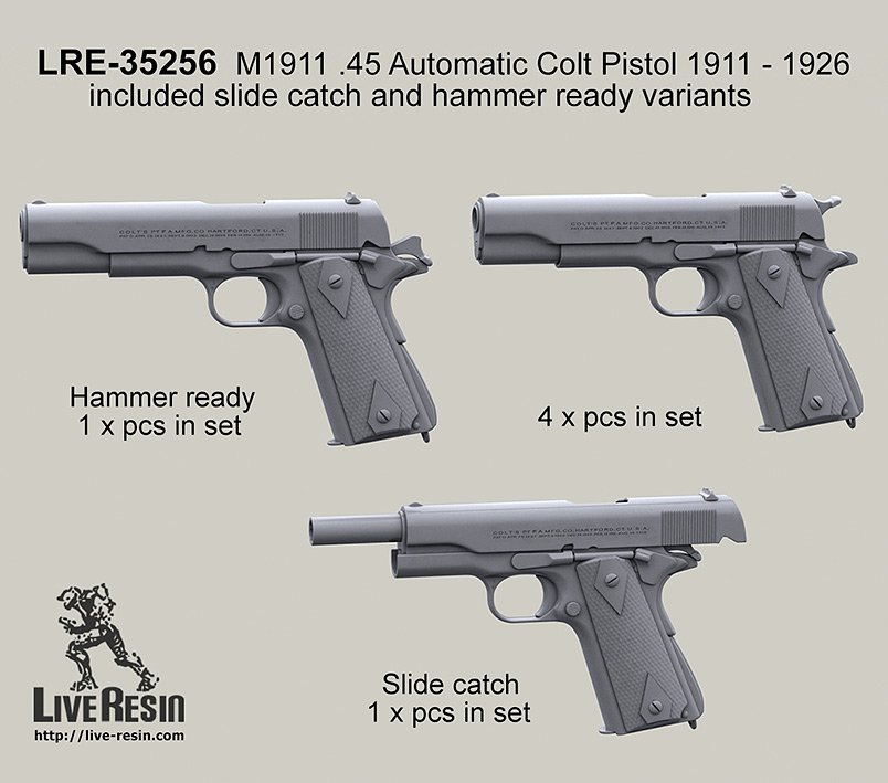 1/35 M1911A1 Cal.45 柯尔特手枪(1911-1926年) - 点击图像关闭