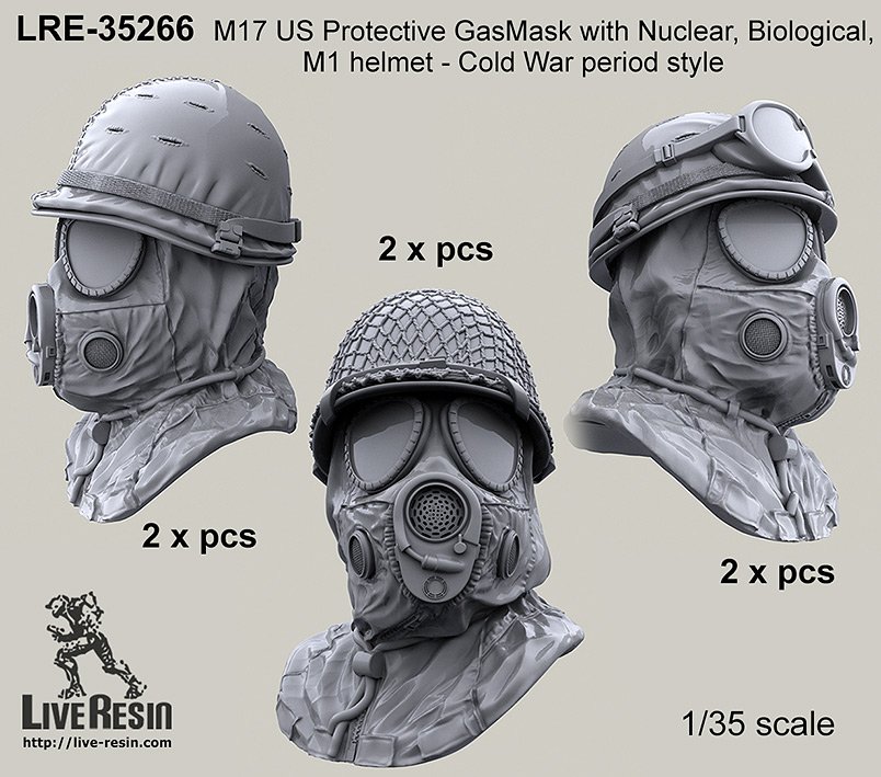 1/35 M17 美国军用防毒面具(3) - 点击图像关闭