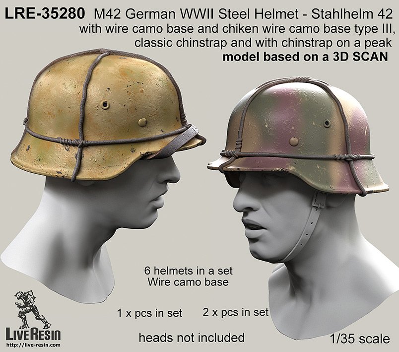 1/35 二战德国 M42 头盔(3) - 点击图像关闭