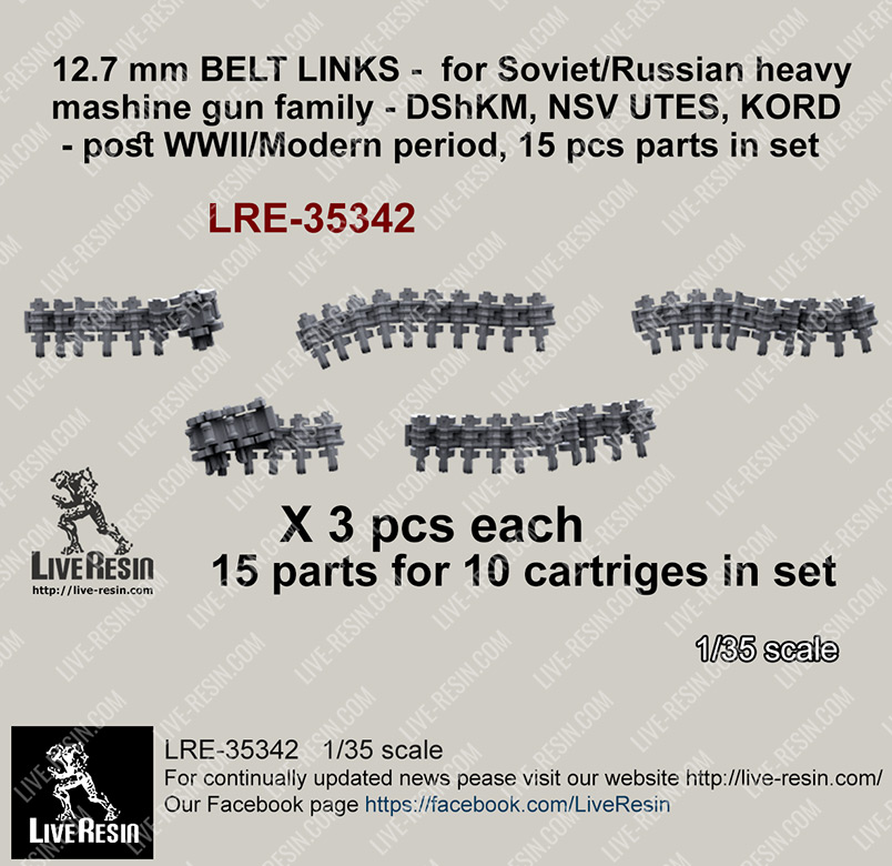 1/35 苏联/俄罗斯 12.7mm 重机枪供弹带 - 点击图像关闭