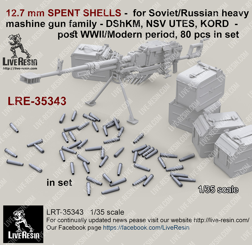 1/35 苏联/俄罗斯 12.7mm 重机枪弹壳 - 点击图像关闭