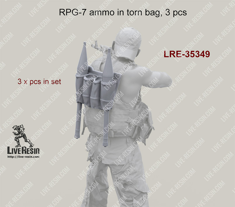 1/35 RPG-7 火箭弹背包(3个) - 点击图像关闭