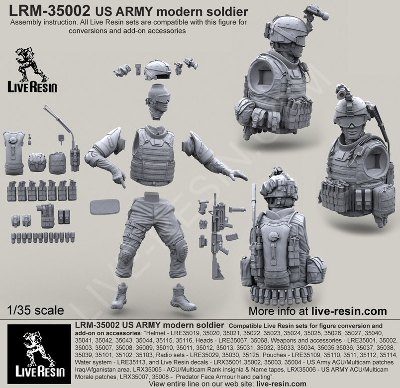 1/35 现代美国陆军士兵(2)