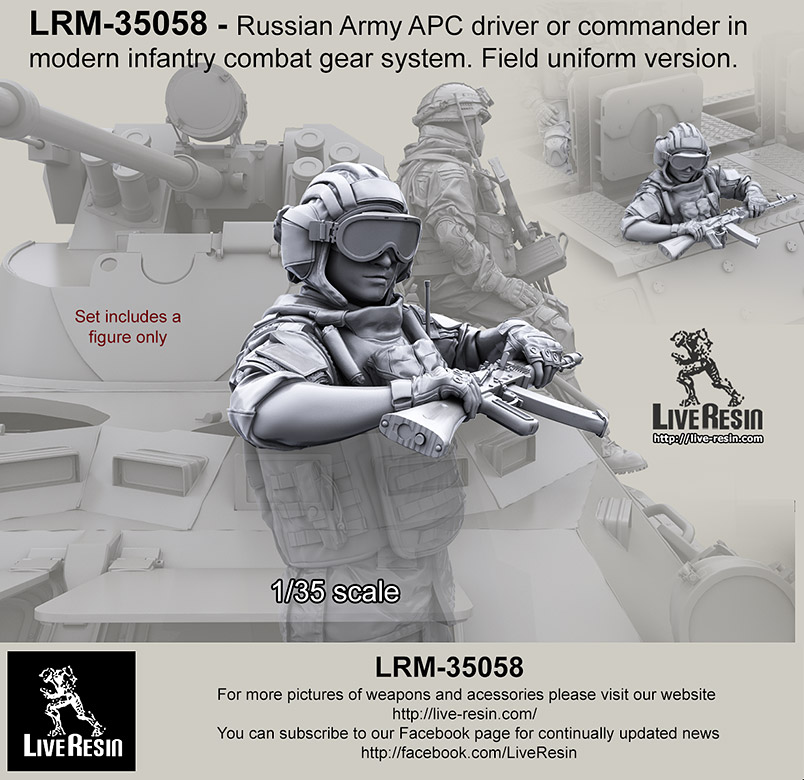 1/35 现代俄罗斯陆军装甲车辆驾驶员(11) - 点击图像关闭