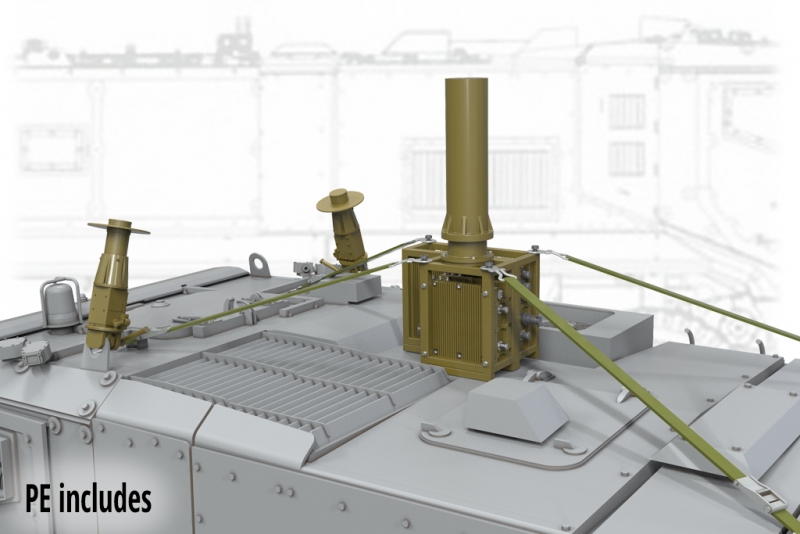 1/35 现代俄罗斯装甲车用RP-377VM1L型电子干扰装置改造件 - 点击图像关闭