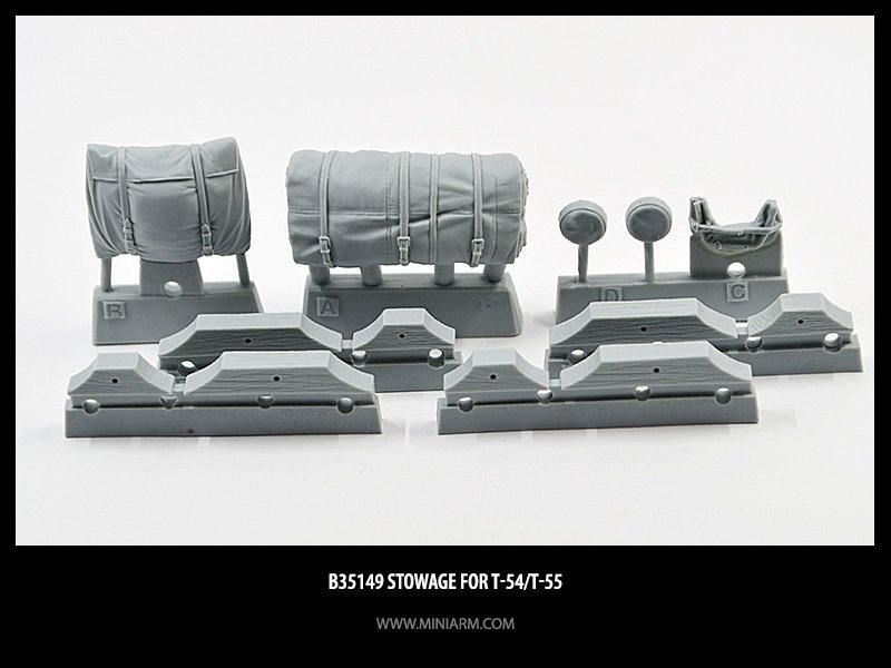 1/35 T-54, T-55 主战坦克用堆积物改造件 1/35 T-54, T-55 主战坦克用堆积物改造件