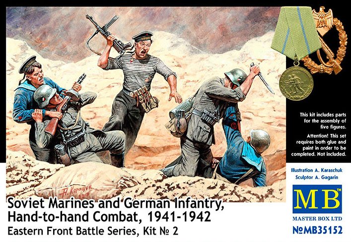 1/35 二战苏联陆战队与德国步兵1941-42年 - 点击图像关闭