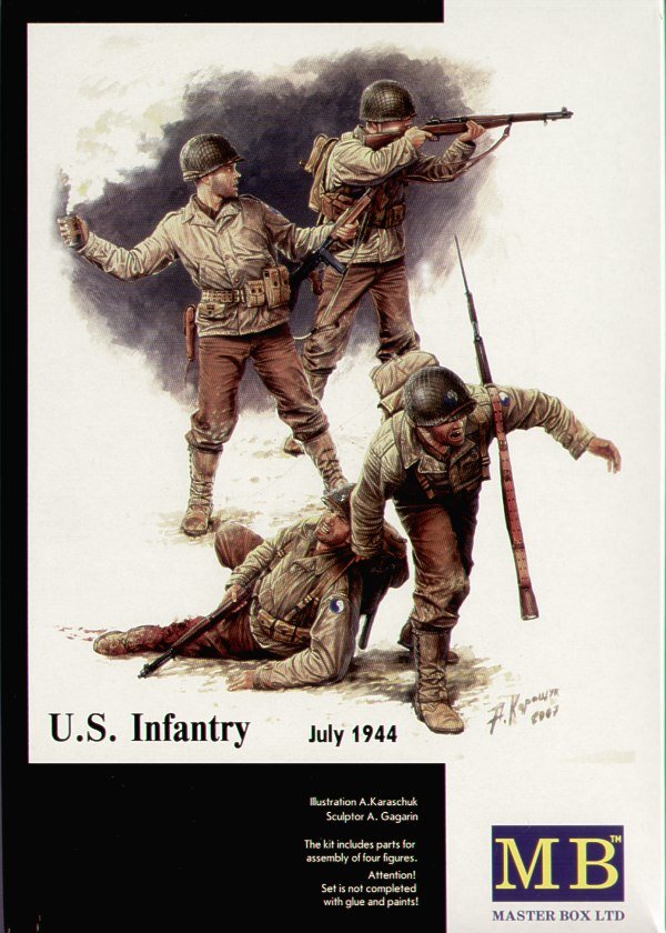 1/35 二战美国步兵1944年 - 点击图像关闭