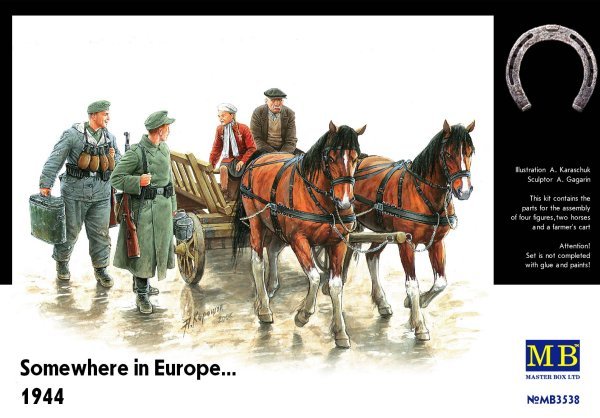 1/35 二战欧洲农民马车与步兵1944年 - 点击图像关闭