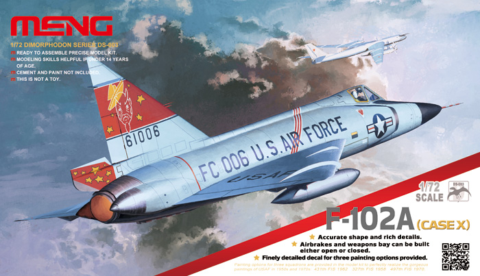 1/72 现代美国 F-102A 三角剑战斗机 - 点击图像关闭