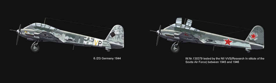 1/48 二战德国 Me410B-2/U4 梅塞施米特重型战斗机 - 点击图像关闭
