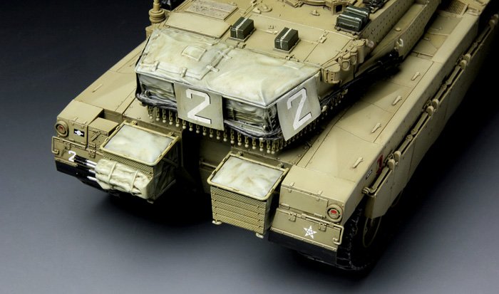 1/35 现代以色列梅卡瓦3BAZ型(配扫雷装置) - 点击图像关闭