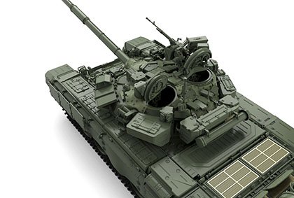 1/35 现代俄罗斯 T-90 主战坦克(TBS-86 推土铲) - 点击图像关闭