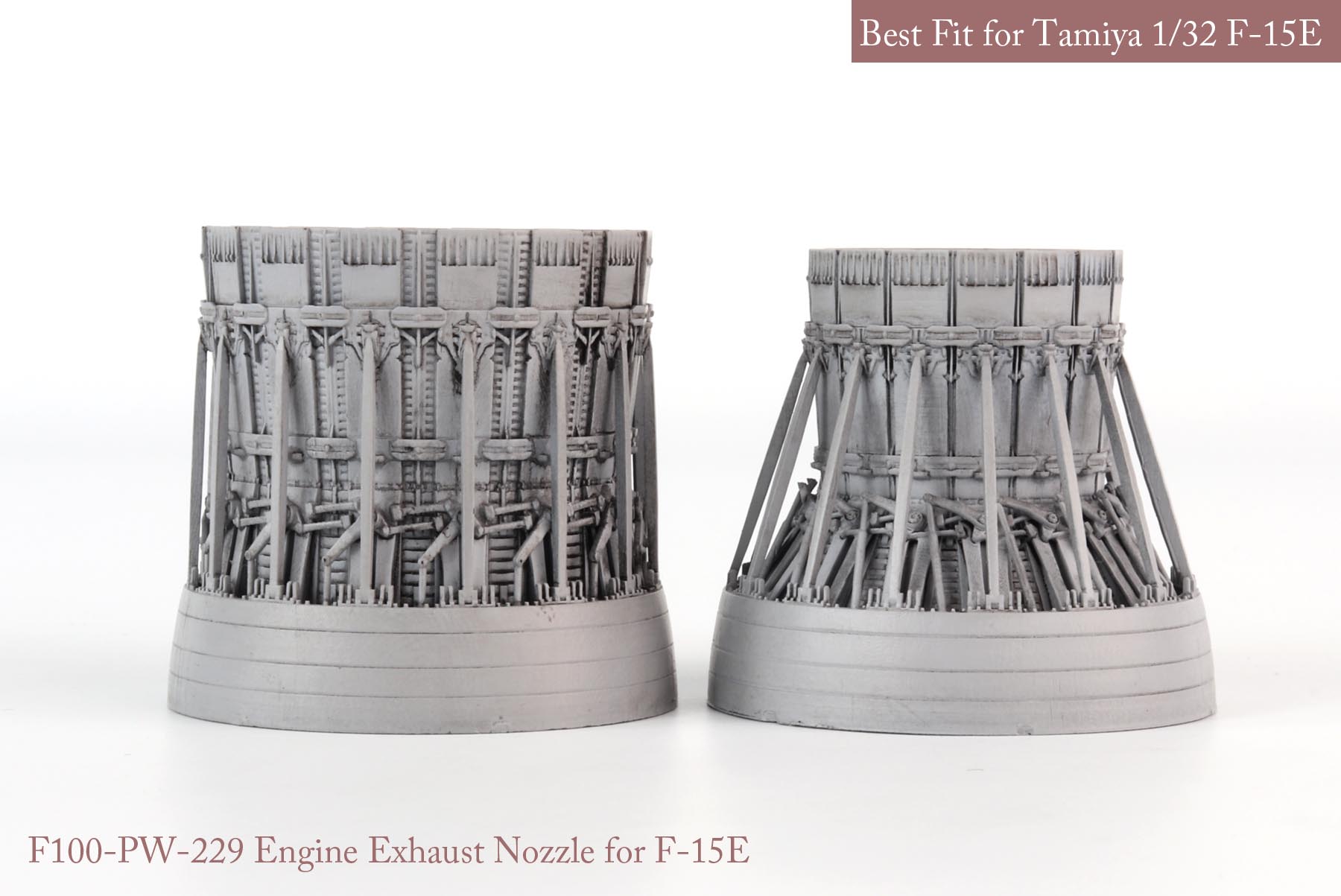 1/32 F-15C/D/E/K 鹰式战斗机P&W排气喷管与燃烧室打开状态改造件(配田宫)