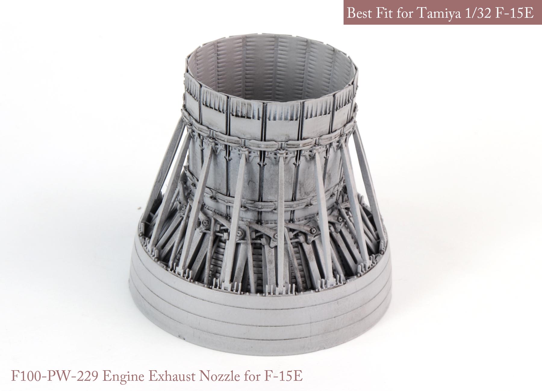 1/32 F-15C/D/E/K 鹰式战斗机P&W排气喷管与燃烧室关闭状态改造件(配田宫)