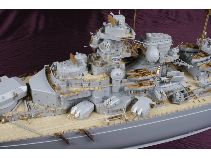 1/200 二战德国俾斯麦号战列舰改造蚀刻豪华套装