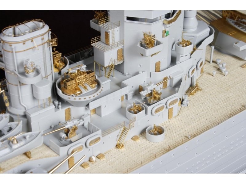 1/200 二战英国罗德尼号战列舰改造蚀刻豪华套装