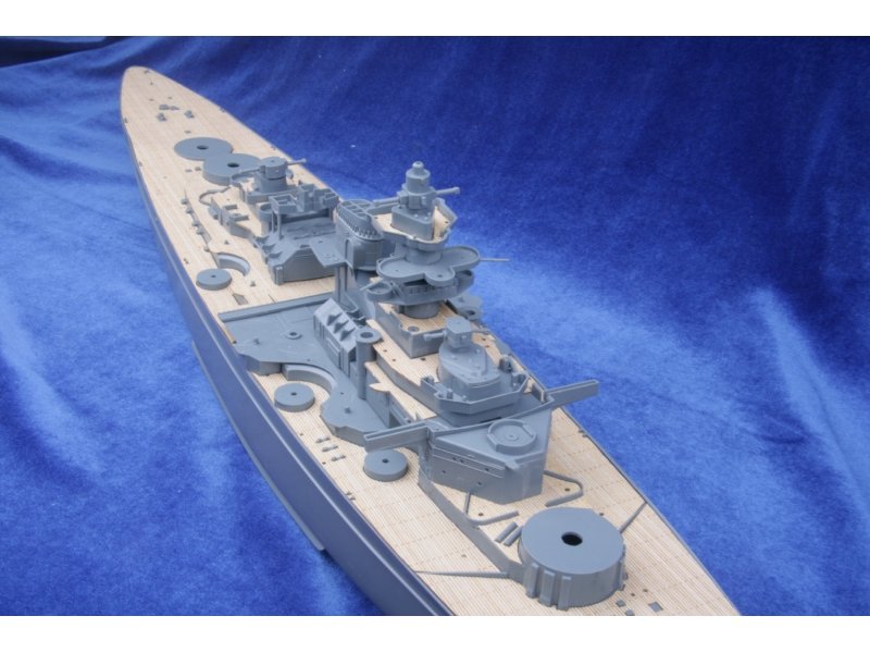 1/350 二战德国俾斯麦号战列舰木甲板改造件(配爱德美)