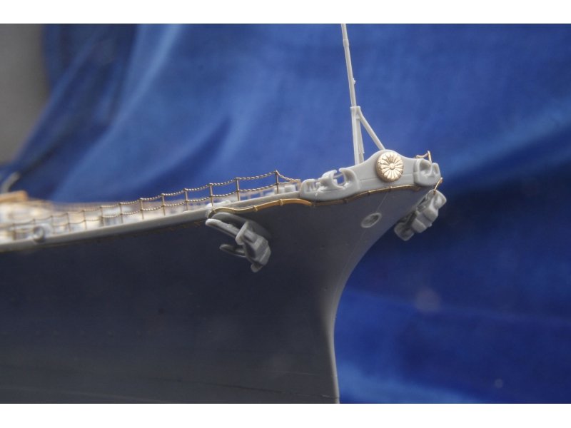 1/350 二战日本新大和号战列舰蚀刻片与木甲板改造件豪华版(配田宫78025)