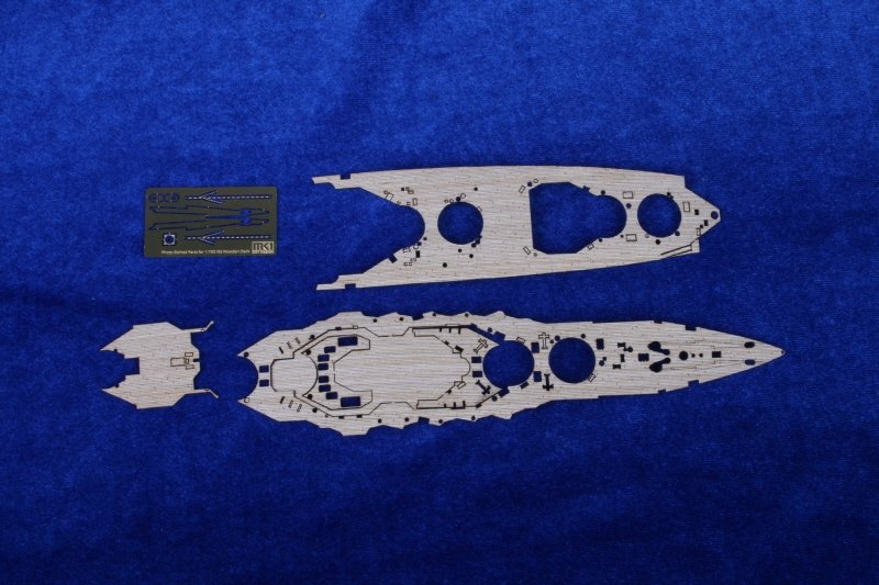1/700 二战日本伊势号战列舰木甲板改造件(配长谷川)