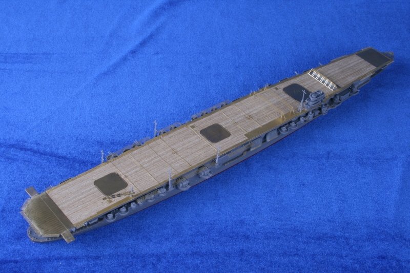 1/700 二战日本翔鹤号航空母舰细节蚀刻片和木甲板豪华改造件(配田宫)