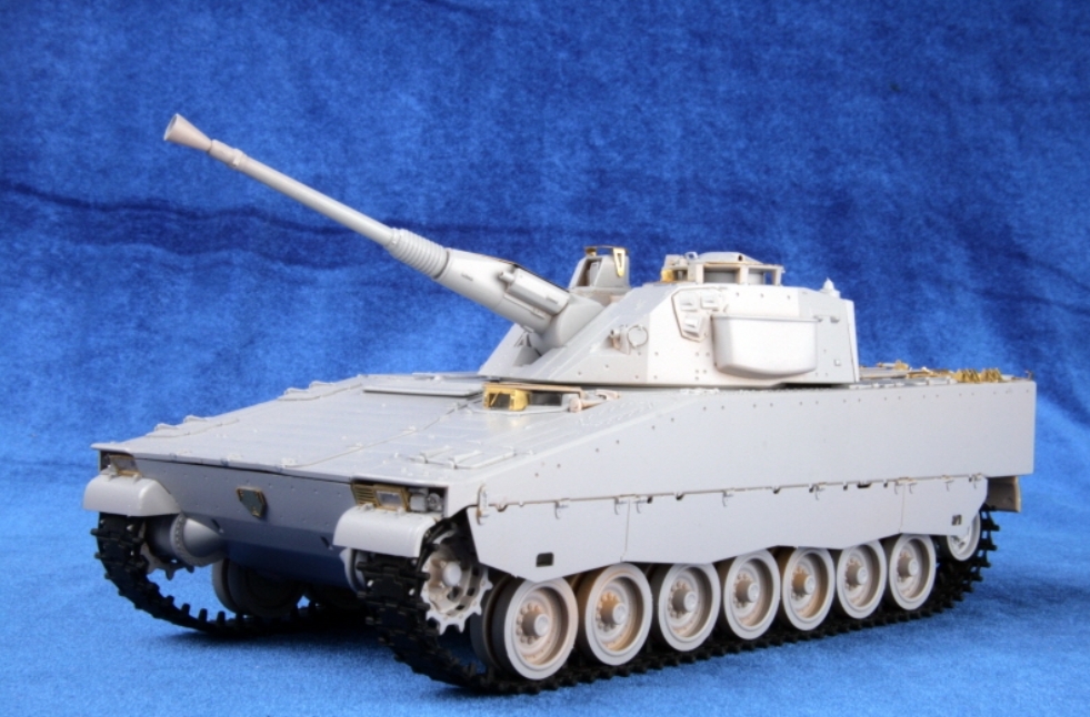 1/35 现代瑞典 CV9040B 步兵战车改造蚀刻片(配爱德美)