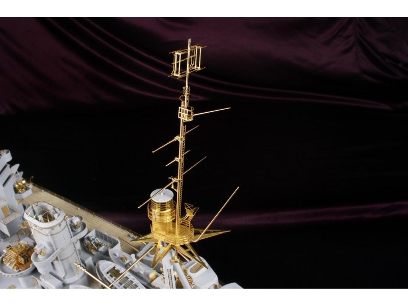 1/200 二战英国罗德尼号战列舰桅杆与雷达改造蚀刻片 - 点击图像关闭