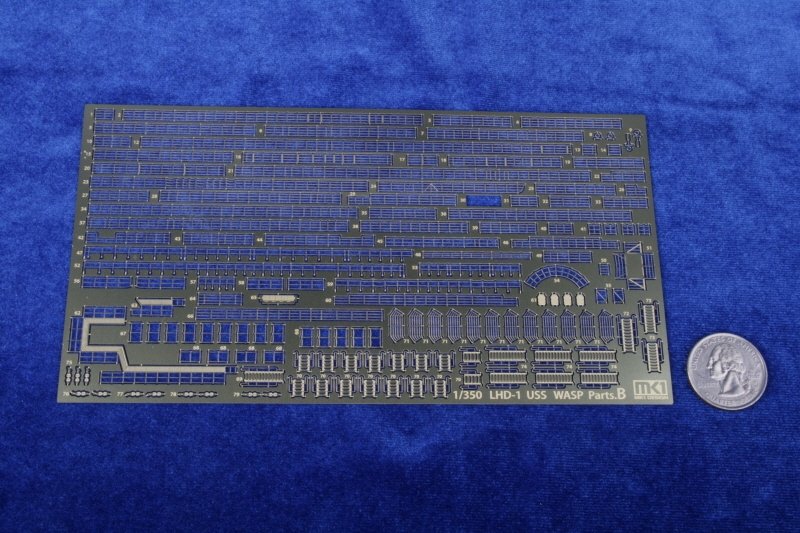 1/350 现代美国 LHD-1 黄蜂号两栖攻击舰改造蚀刻片(配小号手/MRC)