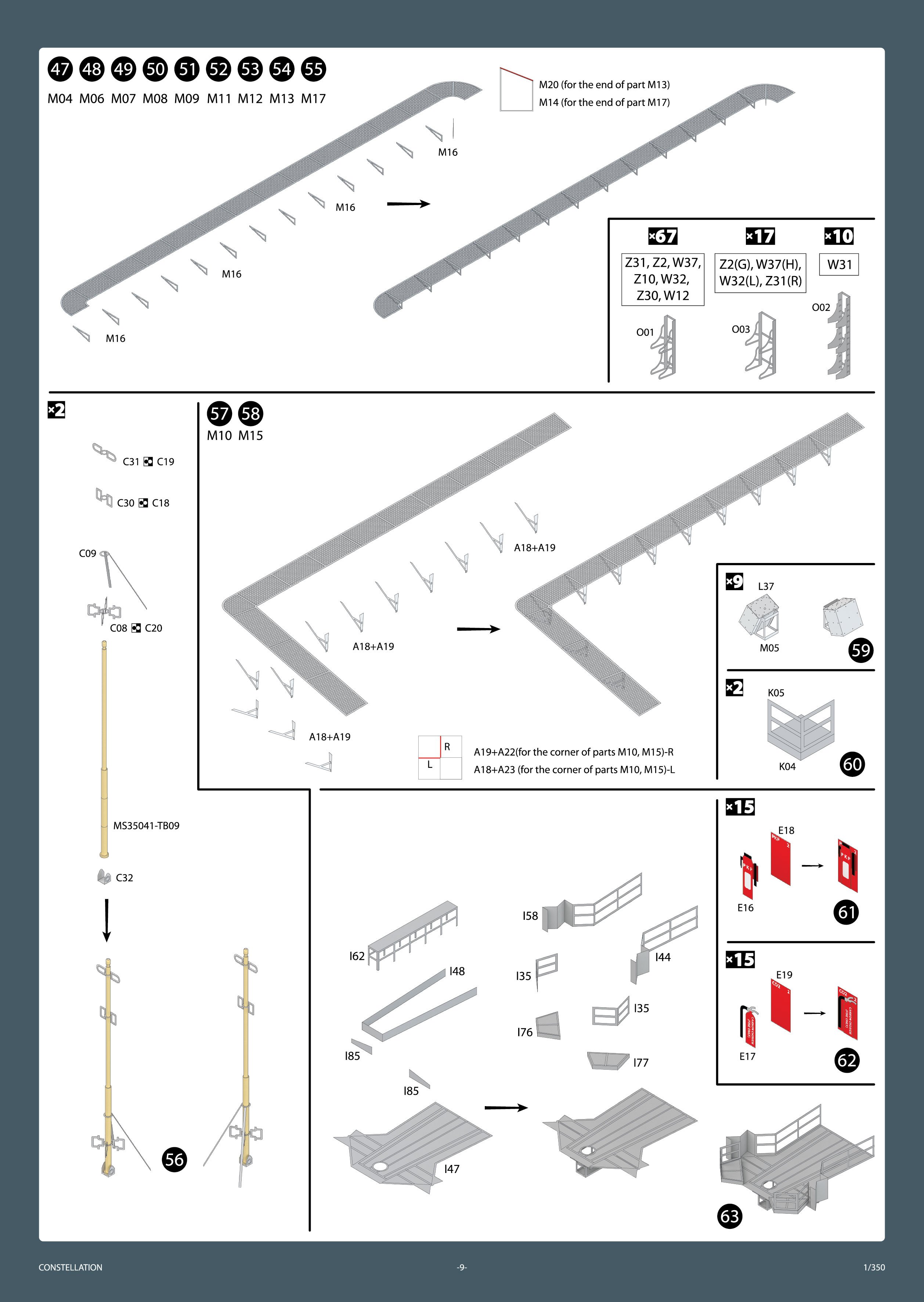 1/350 现代美国 CV-64 星座号航空母舰改造蚀刻豪华套装(配小号手) - 点击图像关闭