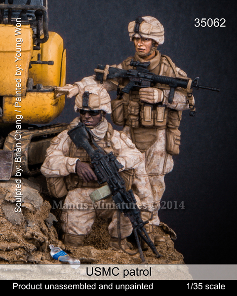 1/35 现代美国陆战队步兵小队