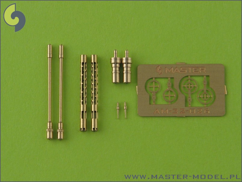 1/32 二战德国战斗机(MG-81/MG-81Z)金属炮管
