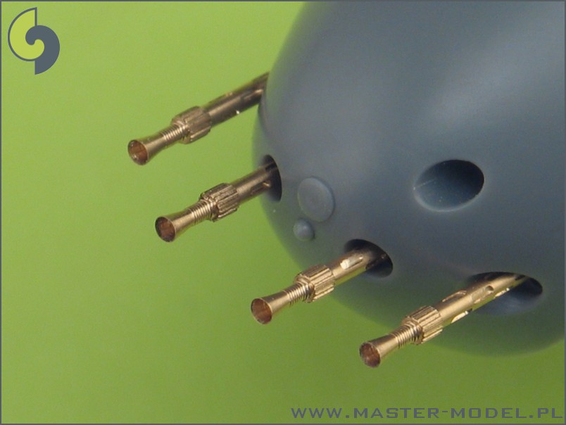 1/48 二战英国战斗机勃朗宁机枪(Mk.2 7.7mm Cal.303)金属炮管