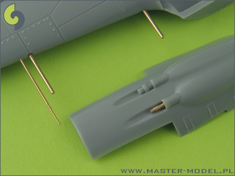 1/72 Fw190A-7~A-8 福克武尔夫战斗机(MG-131, MG-151)金属炮管与空速管