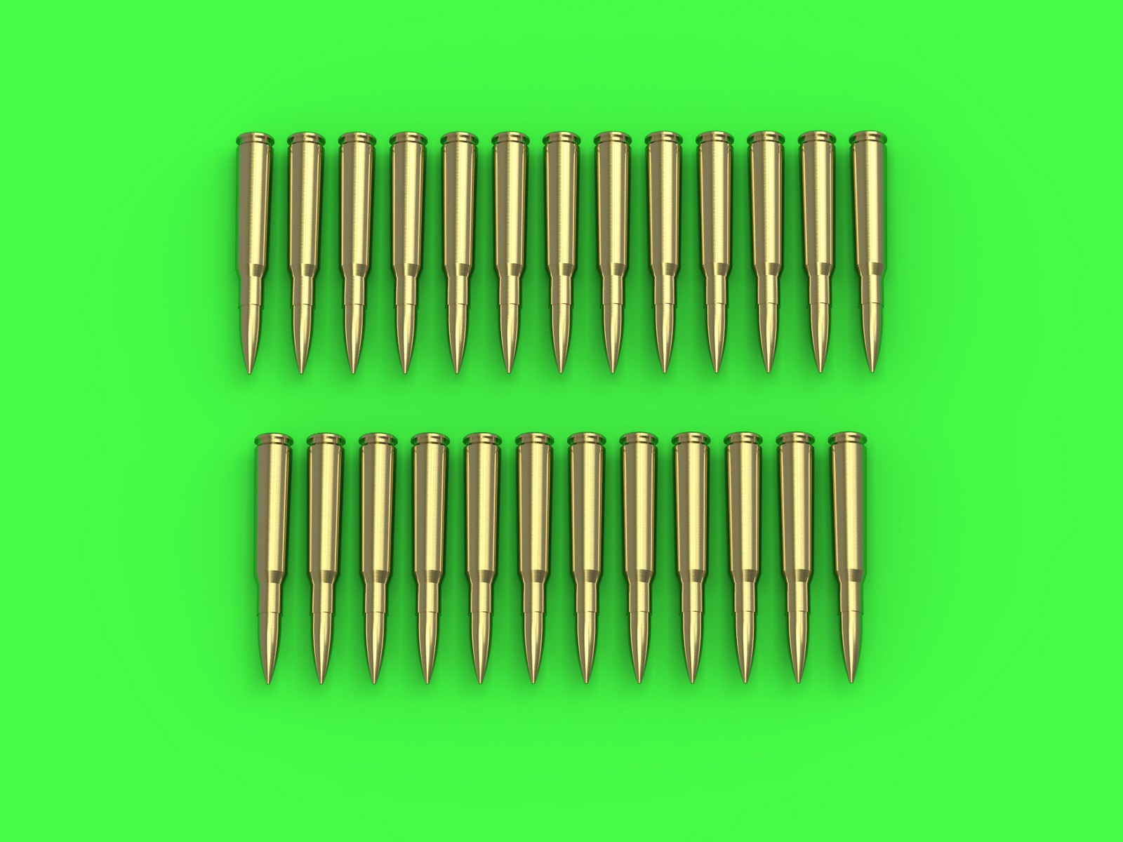 1/16 12.7mm Cal.50 勃朗宁机枪弹药(25个)